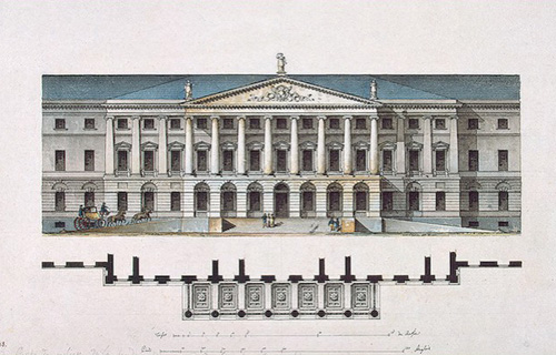  Смольный институт. Санкт-Петербург. Джакомо Кваренги. 1806 