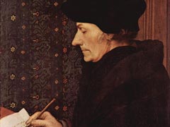 Ганс Гольбейн Младший. Портрет Эразма Роттердамского. 1523 (деталь)