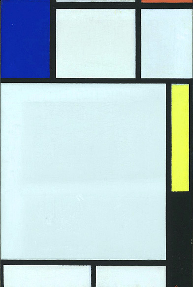 Пит Мондриан. Абстрактная композиция. 1922. Холст, масло. 79,6х49,8 см
