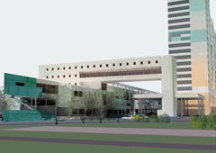 3-D визуализация нового здания ГИТИСа на улице Академика Пилюгина
