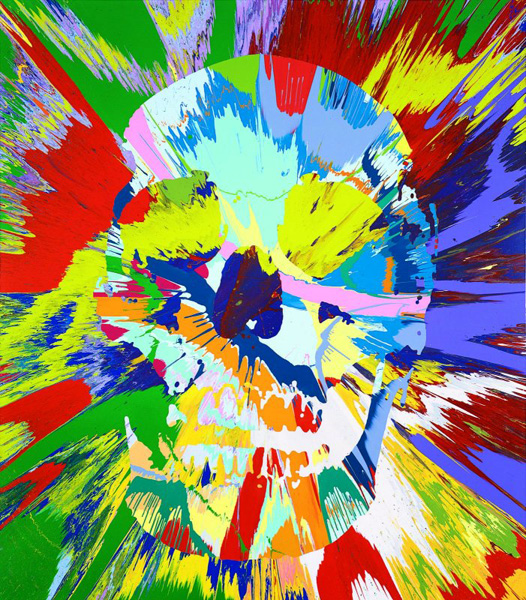 Дэмиен Херст. Кататонический образ прекрасной Минервы. 2007. Бытовая глянцевая краска, холст