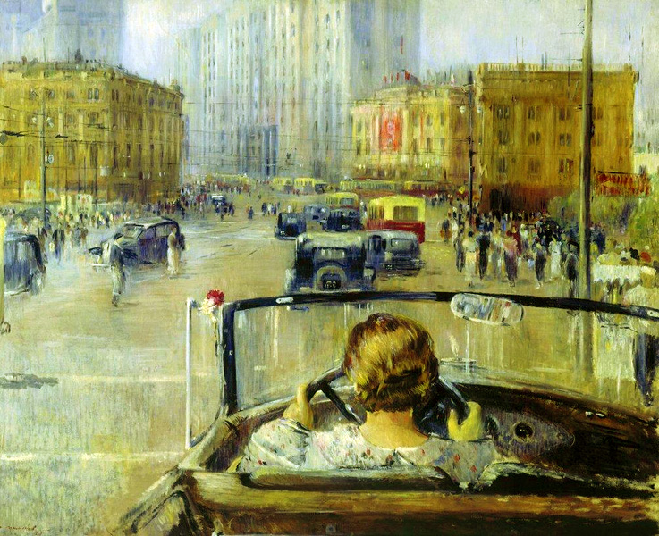 Юрий Пименов, Новая Москва, 1937