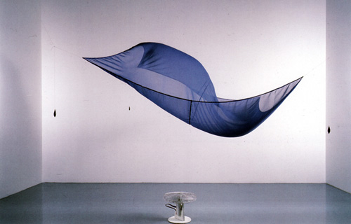Ханс Хааке. Синий парус (Blue Sail). 1964-65