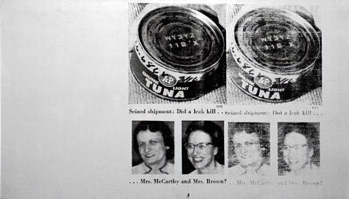Энди Уорхол. Миссис Маккарти и миссис Браун (Катастрофа с тунцом). 1963
