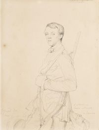 Жан-Огюст-Доминик Энгр. Портрет Жозефа Маркотта. 1849 