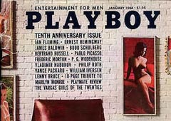 Обложка номера Playboy за январь 1964 года, в котором было опубликовано интервью с Владимиром Набоковым