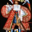Архангел Лайил. Неизвестный художник (мастер из Каламарки). XVII в. Холст, масло. 160,5x110. Собор в Каламарке, Боливия