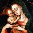 Мадонна с младенцем (Мадонна с птичкой). Бернардо Битти. XVI в. Холст, масло. 48x 38. Национальный музей искусств, Боливия