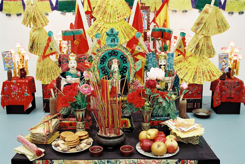 Мастер Чэнь Дэмэй. Таоистский алтарь. Культ «Цзяо». Таоистский фестиваль обновления и очищения. Хунан, Китай