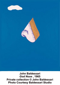 John Baldessari. God Nose. 1965. Private collection 