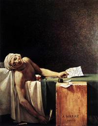 Жак Луи Давид. Смерть Марата. 1793
