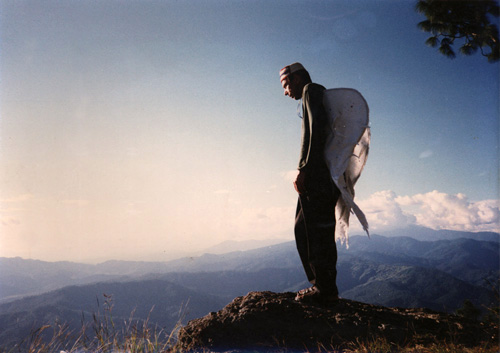 Леонид Тишков. Снежныий ангел 2, Гималаи. 1999 