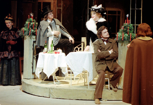 Сцена из оперы «Богема». Большой театр, 1996 год