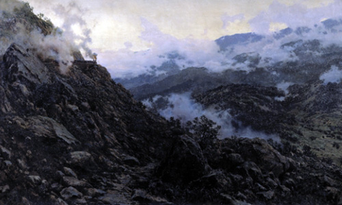 А.А.Киселев. Старый Сурамский перевал. 1891 
