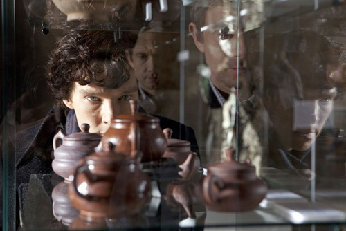 Кадр из сериала «Шерлок» 