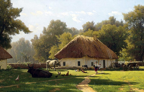 Владимир Орловский. Летний день на Украине. 1892