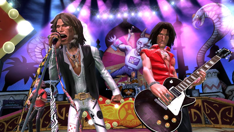 Скриншот игры Guitar Hero: Aerosmith (2008)