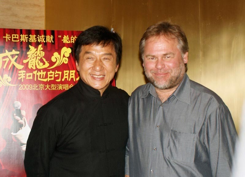 Джеки Чан и Евгений Касперский. Пекин, 3 апреля 2009 года