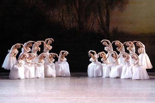 Сцена из балета «Шопениана»