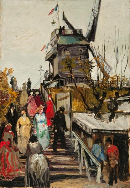 Винсент Ван Гог. «Мельница Ле Блют-фин». 1886