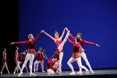 Сцена из балета «Рубины» 