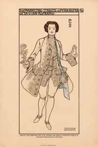 Альфред Роллер. Эскиз для оперы «Кавалер розы». 1910 