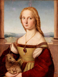 Рафаэль. Дама с единорогом. 1505–1506 гг. 