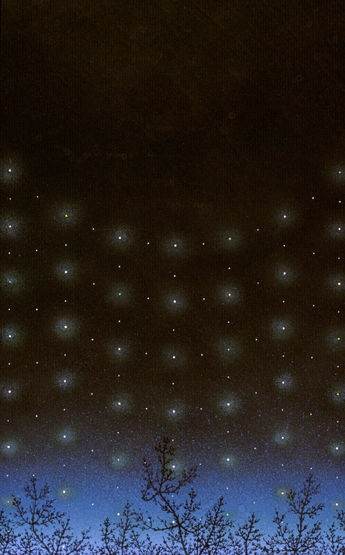 Франциско Инфанте. Звездный занавес (из «Проектов реконструкции звездного неба»). 1965–1967 
