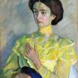 Фальк Р.Р. Дама в желтой блузке (А.К. Бобровская). 1910 