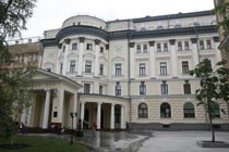 Отреставрированный фасад Московской консерватории