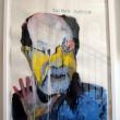 Портрет Салмана Рушди работы художника Терье Николайсена на стене «Литературного дома» в Осло 