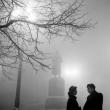 Туманный вечер. Москва 1955 год