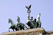 Квадрига на Бранденбургских воротах в Берлине