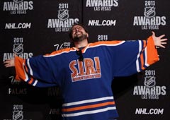 Кевин Смит на церемонии вручения наград по итогам сезона в Национальной хоккейной лиге. Лас-Вегас, 22 июня 2011 года