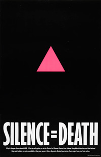 Коллектив Silence=Death. Тишина значит смерть. 1987 