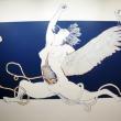 Роспись Николая Олейникова «Подъем и падение» - фрагмент инсталляции группы «Что делать»