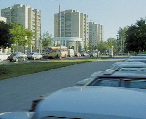 Европа 54’54 — 25’19, фильм (16 мм), 8 минут, 1997