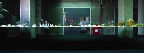 Дзюнья Исигами. Стол. Инсталляция, Арт-Базель, 2005 - Дзюнья Исигами 