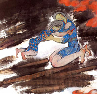 Иллюстрация к книге Тоси Маруки «Хиросима» 