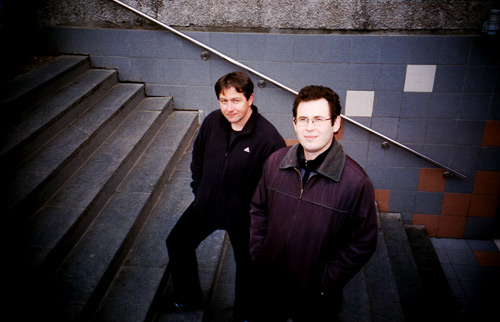 Виктор Шубин и Игорь Богданов в Арт-кафе «Fm», расположенном в здании Филармонии - Иван Афанасьев