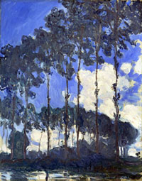 Claude Monet. Poplars on the Epte. 1891 