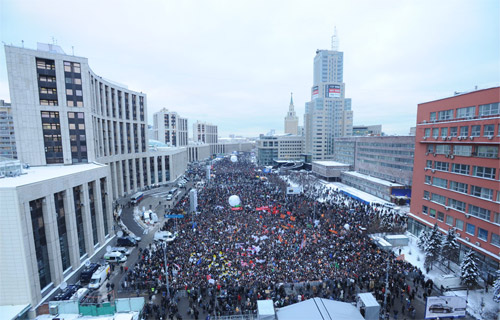 Митинг на Проспекте Сахарова 24 декабря 2011