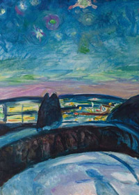 Edvard Munch. Starry Night. 1922-1924