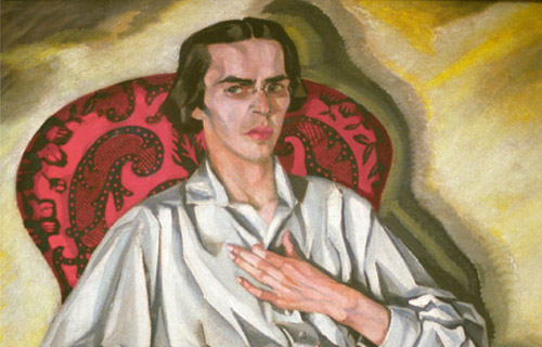 Портрет поэта Владислава Ходасевича, выполненный его племянницей Валентиной Ходасевич