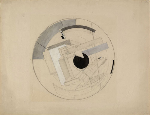 El Lissitzky. Sketch for Proun 6B. 1919-21