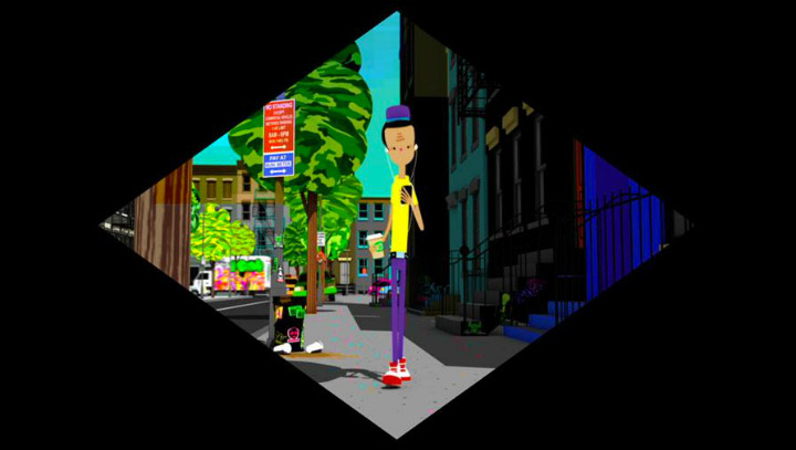 Кадр из мультфильма «Утренняя прогулка» 
