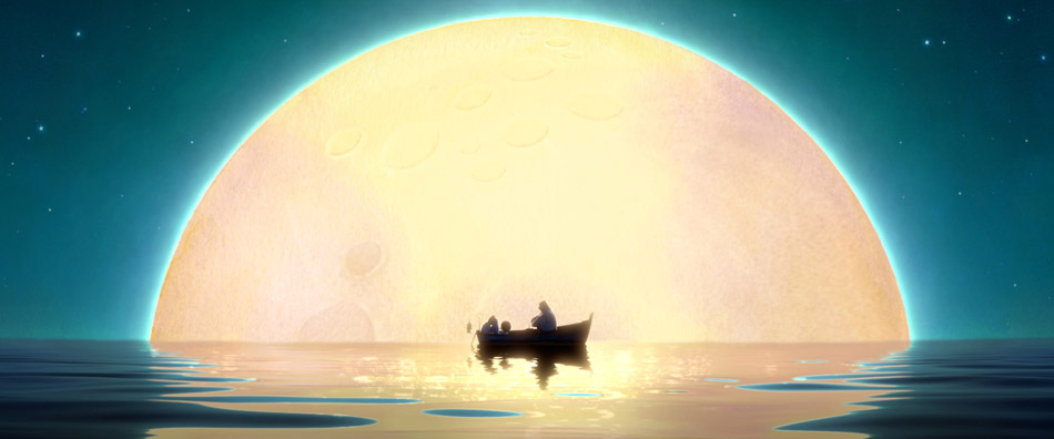 Кадр из мультфильма «Луна» 