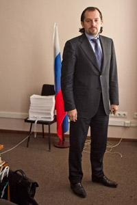 Генеральный директор «Мелодии» Андрей Кричевский в своем кабинете