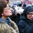 Татьяна Баскакова и Елена Фанайлова на митинге 24 декабря 2011 года, проспект Сахарова
