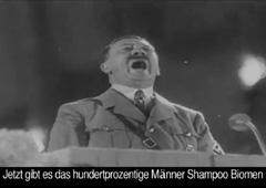 Гитлер рекламирует шампунь